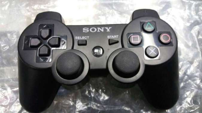 Stik PS3 Original Sony - Stick PS3 Ori Mesin - PS 3 Wireless Dualshock Hitam