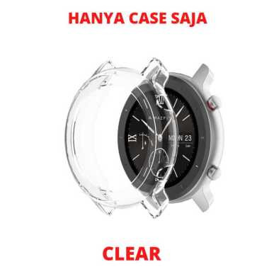 Silicone Case AMAZFIT GTR 3 GTR3 PRO GTR 2 47MM Protection Case Cover pelindung CLEAR