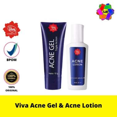 Viva Acne Gel 15gr / Viva Acne Lotion 30ml / Solusi Jerawat Lotion 30ml
