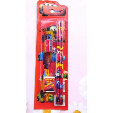 SET ALAT TULIS ANAK SEKOLAH KARAKTER PENSIL PENGHAPUS / STATIONARY SET Cars