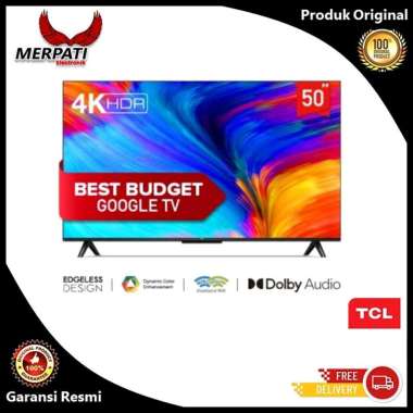 TV TCL 50A18 LED TV 50 INCH UDH 4K ANDROID 11 GOOGLE TV 50A18 TCL
