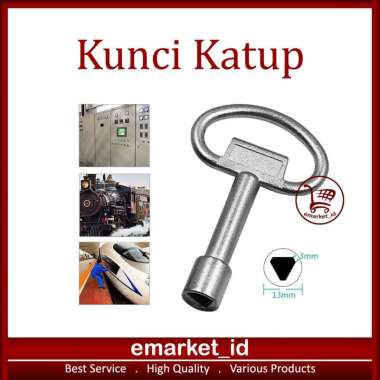 Kunci Katup Pemanas Pintu / Lift Universal Bentuk Segitiga