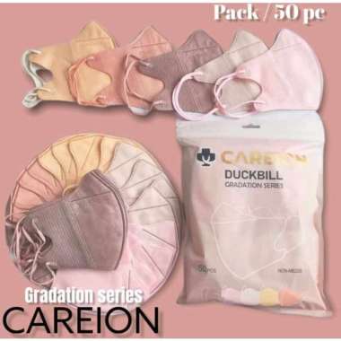 DUCKBILL CAREION GRADATION SERIES 3PLY mix warna isi 50 pcs per box SHRIMPINK