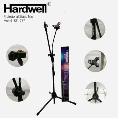 Stand Mic HARDWELL ST 777 ST777 ORIGINAL HOLDER HP STANDING MICROPHONE