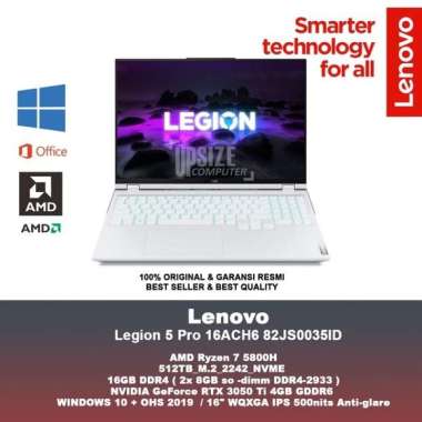 Lenovo Legion5Pro 35ID AMD Ryzen7 16GB 512GB SSD NVIDIA RTX3050Ti 4GB