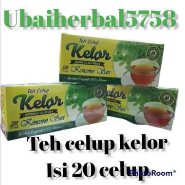 Teh Celup Daun Kelor 20 Celup - Teh Kelor Kencono Sari - Teh Herbal