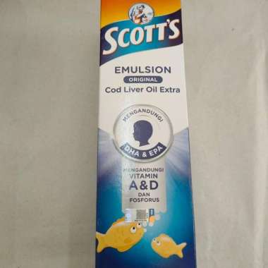 Scott emulsion original cod liver oil extra 400ml Malaysia market