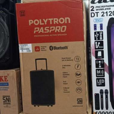 speaker karaoke Polytron pro 12f2 karaoke wireless