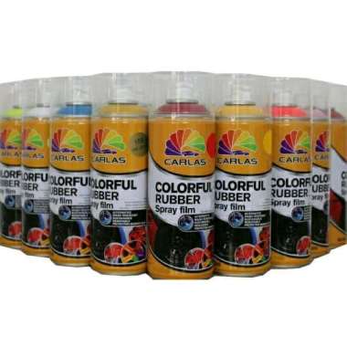 carlas cat karet mobil motor cat velk rubber pilox hitam glossy