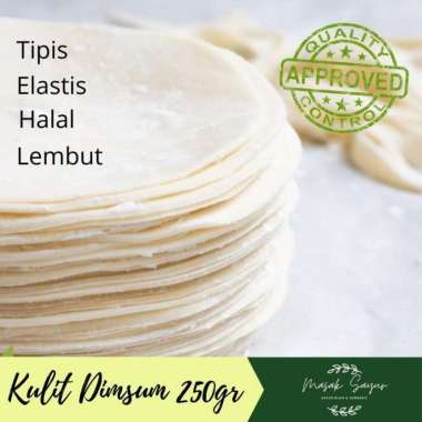 Kulit Dimsum Halal Tipis Lembut Warna Warni Bulat Dimsam