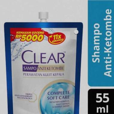Promo Harga CLEAR Shampoo Complete Soft Care 55 ml - Blibli