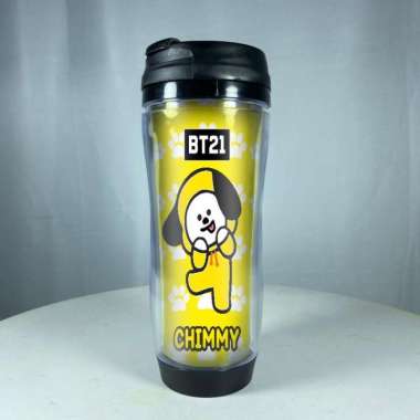 Tumbler Elegan Mewah BT21 Koya Cooky Chimmy Tata Botol Minum Souvenir Chimmy
