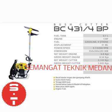 BC431/4 BP MESIN POTONG BABAT RUMPUT GRASS CUTTER 4 TAK MULTIPRO BC431