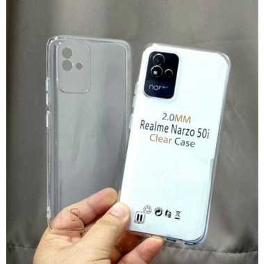 Case REALME NARZO 50i Clear Softcase Premium Casing Camera Protection Realme Narzo 50i