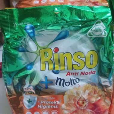 Promo Harga Rinso Anti Noda Deterjen Bubuk + Molto Royal Gold 770 gr - Blibli