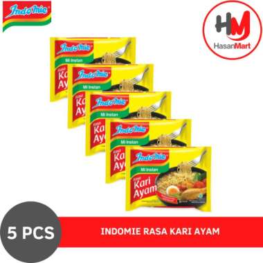 Indomie Rasa Kari Ayam Mie Instant [5 Pcs]