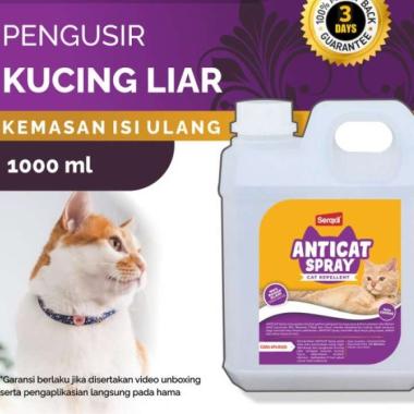 Pengusir Kucing BAB PUP Sembarangan Cat Repellent 1 Liter