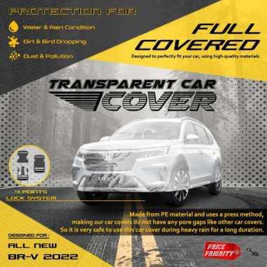 Body Cover Sarung Mobil Plastik ALL NEW BRV 2022 Tebal Anti Air WATERPROOF