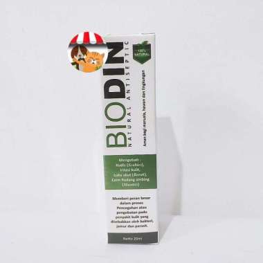Biodin Antiseptik (Spray 20ml) - Antiseptik Hewan