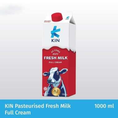 Promo Harga KIN Fresh Milk Full Cream 950 ml - Blibli