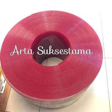 PVC Curtain Merah Rollan / Tirai Plastik PVC Red