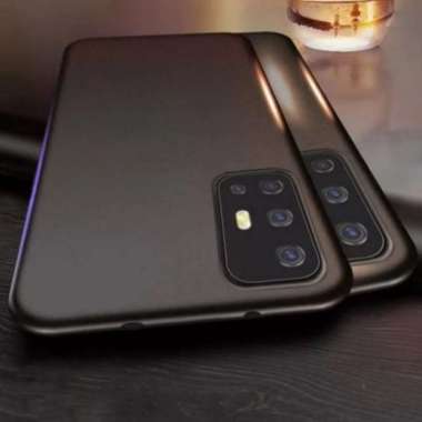 VIVO V19 GLOBAL SOFTCASE MACARON BLACK DOFF SHOCKPROOF SILIKON TPU