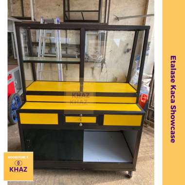 Etalase Kaca Showcase Kue/Makanan/Roti