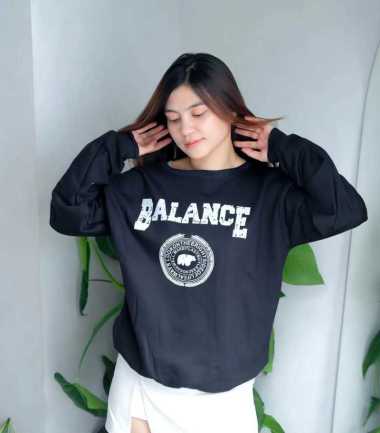 Sweater Wanita Termurah Berkualitas - Balance Sweater L Hitam