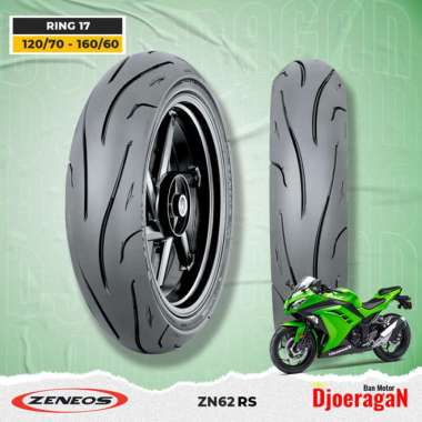 Ban NINJA 250 Sepasang ZENEOS ZN62 RS Ring 17 120/70 160/60 Tubelles