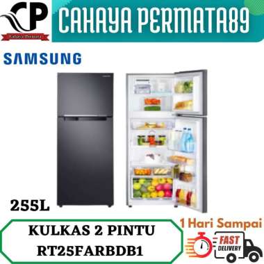 Kulkas Samsung RT25FARBDB1 Kulkas 2 Pintu Digital Inverter 255L RT25