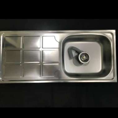 Bak cuci piring 1 lubang sayap stainless model royal