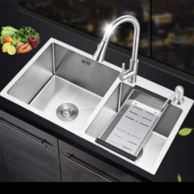 Paket kitchen sink onan 8245 ss kran tarik ss