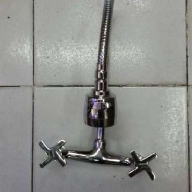 kran angsa panas dingin chrom