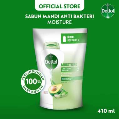 Promo Harga Dettol Body Wash Moisture Aloe Vera & Avocado 410 ml - Blibli