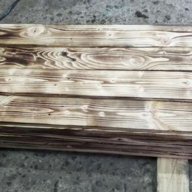 Jati Belanda Motif Bakar 13x120cm
