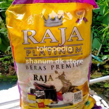 Promo Harga Raja Platinum Beras Slyp Super 5000 gr - Blibli