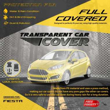 Body Cover Sarung Mobil Plastik FORD FIESTA Tebal Anti Air WATERPROOF