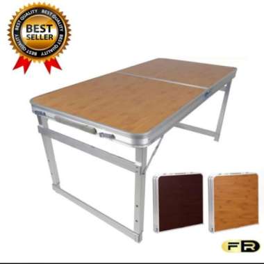 Meja Lipat Portable | Meja Lipat Koper Kaki Persegi |Meja Koper