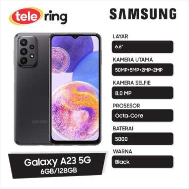 Samsung Galaxy A23 5G 6GB/128GB Black