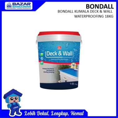 Cat Tembok Dinding Bondall Waterproof Anti Bocor Deck And Wall 18 Kg Multicolor