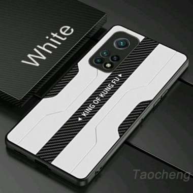 CASE FASHION XIAOMI MI 10T / MI 10T PRO COVER CARBON FIBER PROTECTION MI 10T PRO Putih