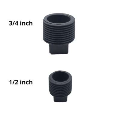 Dop Drat Luar PVC Plug Fitting pipa 1/2 3/4" inch 1/2 Inch