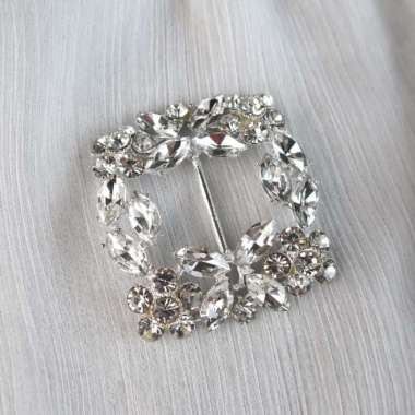 Belt Buckle Head Rhinestone Kepala Belt Payet Mewah Wanita Bridal Rosa Buckle