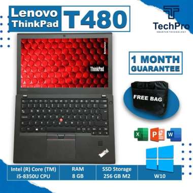 Laptop Lenovo ThinkPad T480 Intel Core i5-8th Gen - 8 gb