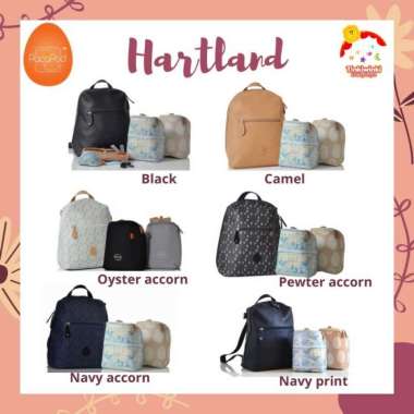Diaper Back Pacapod Hartland Navy Print