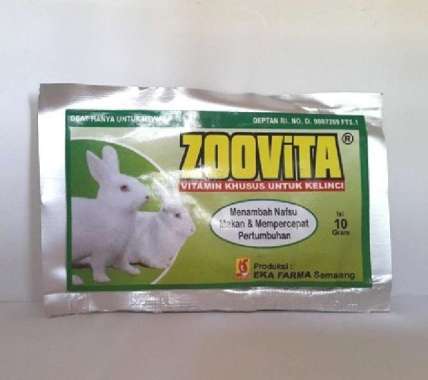 ZOOVITA-Vitamin penambah nafsu makan kelinci