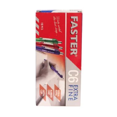 Faster C6 Ballpoint [0.7 mm/ 12 Pcs] Biru