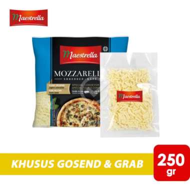 Maestrella Keju Mozzarella Shredded Rape [250 gr] KHUSUS GOSEND