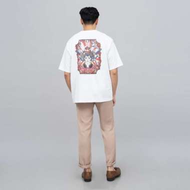 Houseofcuff Kaos Oversized Tshirt Pria Unisex Tebal Putih Wanita Japan S