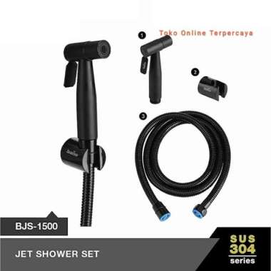 JET SHOWER STAINLESS BLACK JET WASHER BIDET CEBOK CLOSET WC TERBAIK Multicolor